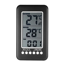TMMLIJIPL Wall Clock, Digital Thermometer Hygrometer Electronic LCD Temperature Humidity Meter Weather Station Indoor Outdoor Clock