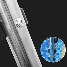 Swimming Pool Escalator 304 Stainless Steel Swimming Pool Special Ladder Frame 3-Level Non-Slip Water Ladder no Embedded/Silver / 50cm (Silver 50cm)