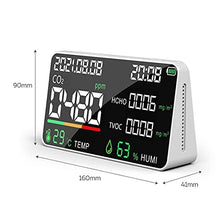 TEOYETTSF Carbon Dioxide Meter Multi-Function Monitor Intelligent CO2 Air Quality Detector Analysis Instrument