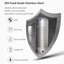 304 Stainless Steel Well Pressure Tank,for Home Bathroom/Rv/Garden/Washing Machines/Agricultural, with Mounting Kit((140x60cm/55x23in)400L/105Gal)