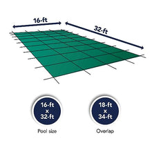 Blue Wave 16-ft x 32-ft Rectangular In Ground Pool Safety Cover - Green