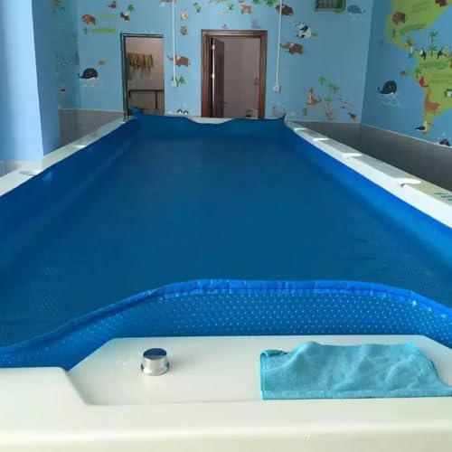 Blue PE Hot Tub Spa Bubble Cover Pool Solar Blanket