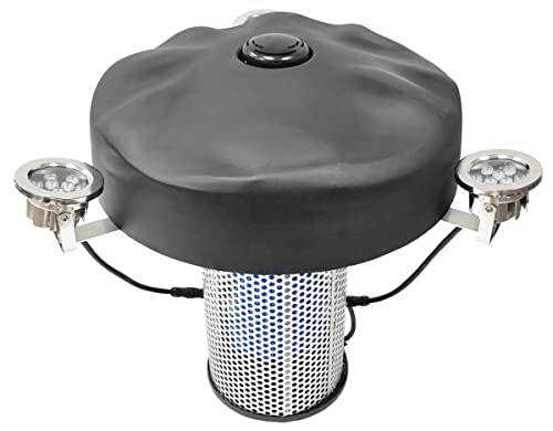 EasyPro Pond Products AquaShine 11W Warm White LED Fountain Lights with Timer & Remote Control
