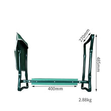 KANDUO Folding Garden Kneeler Seat, Portable Bench Stool with Soft Kneeling Foam Pad and Tool Pouch, Garden Seat Gardening Kneelers Tools for Gardening, Fishing