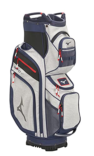 Mizuno BR-D4C Cart Bag Heathered Grey-Navy