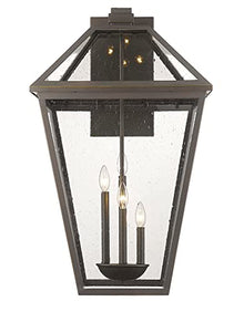 Z-Lite Talbot Outdoor Wall Sconce 4-Light 240W Oil Rubbed Bronze