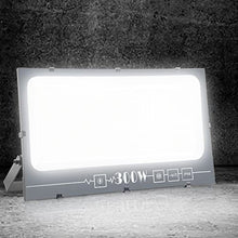 LED-Projektor für den Außenbereich: 500 W, superheller Projektor, 6000 K, Kaltweiß, 50000 lm, IP65, Wasserdicht, verstellbar, mit Klemme für Garten, Garage