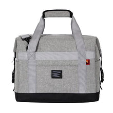 30L Large Capacity Beer Cooler Bag Waterproof Oxford Picnic Insulated Bag Thermal Refrigerator Bag (Color : Gray, Size : One Size) (Gray One Size)