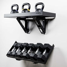 PRx Performance Wall Mounted Dumbbell Storage Shelf Black
