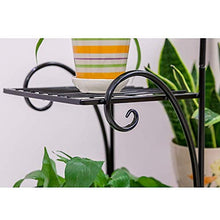 GHJUMKFDF Flower standPlant Stand, Plant Shelves, Flower Stand, 4 Tier Indoor Plant Stand, Flower Pot Shelf, Iron Stand, Tiered Outdoor Display Plant Holder, Flower Stand