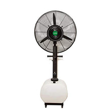 CUTPOIY 61L Oscillating Misting Fan - Industrial Atomizing Humidifier Spray, Standing Floor Fan for Outdoor Cooling