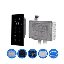 Sauna Steam Generator 3KW Split Shower Cabinet Steam Bath Sauna Generator for Bathroom Home Spa Waterproof IP4 Black Steam Controller Sauna Accessories