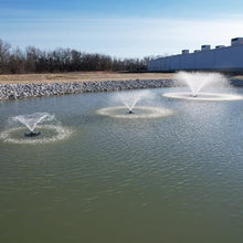 HALF OFF PONDS 1.5 HP Floating Fountain with Color Changing Lights