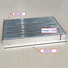 ZGFUSVFD Outdoor Drain Cover Stainless Steel Drain Grate and Frame, Heavy Duty Channel Grate Sewer Cover, Grate Plate Grid Rainwater Grate Well Cover, Garden Drain Strainers Garage Sewer Gr