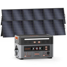 Portable Power Station 2016Wh, Solar Generator with 2x500W Panels Included