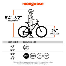 Mongoose Flatrock Womens Hardtail Mountain Bike 26-Inch Wheels 21 Speed Twist Shifters 16-Inch Lightweight Aluminum Frame Purple