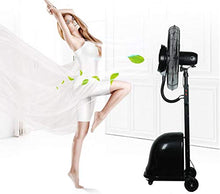 FAFACAI High Velocity Cold Air Circulator, Cooling Misting Spray Humidifier Quiet Tower Atomization Commercial Vertical Oscillating Fan Industrial Rotating Mobile 3 Speed (65cm) (75cm) (75cm)