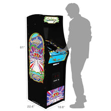 ARCADE1UP Galaga Deluxe Arcade Machine 5ft Cabinet 14 Games 17" Screen Black
