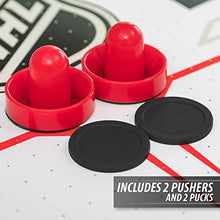 EastPoint Sports Triple-Deke Hover Hockey Table 80" for Indoor Play, LED Scoring, Black