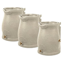 Good Ideas Rain Wizard Urn Shaped Water Collection Barrel 50 Gallon, 3 Pack
