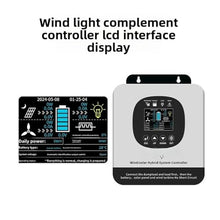 96V,10000W 60A 120A WiFi Remote MPPT Solar Charge Controller, 24V-96V Adaptive LCD Display Home Energy Storage Control System for Roofs