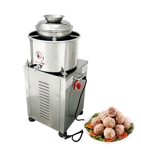 Banfluxion 110V 2.2KW Commercial Meatball Beater Electric Food Processor Silver