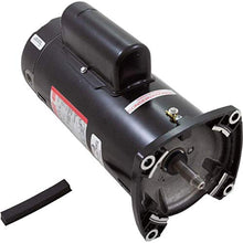 The Pool Supply Shop 2.5 HP Square Flange Threaded Shaft Horizontal Pool Pump Motor Black