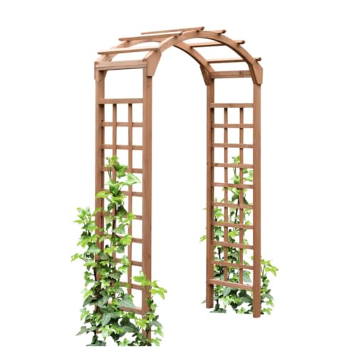 Solid Fir Wood Garden Arch 49.41 x 23.5 x 84.5 in