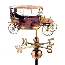 Old TYME Car Weathervane - Pure Copper by Good Directions