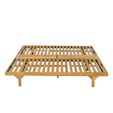 Christopher Knight Home Acacia Wood Chaise Lounge Chair Set of 2, Double/Single Outdoor Sunbathing Pool Lounger, Patio Wooden Adjustable Backrest Lounge Sofa,Teak (Frame Only)