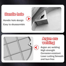 GJZDPMY Stainless Steel Drain Cover & e - Invisible 15.7" (D40cm) Pit Cover for Ga, Courard, Driveway & Parking - Weather-Resistant &