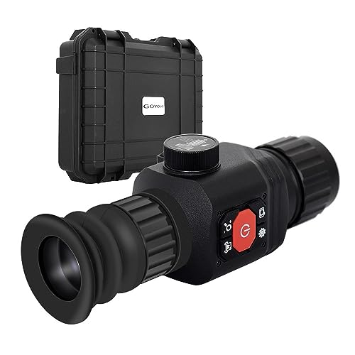 GOYOJO Night Vision Monocular Thermal Imager Scope Sight for Hunting Black