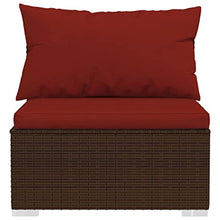 AMBERARD Garden Lounge Set Brown Furniture Set