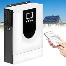 All-in-one Solar Hybrid Charger Inverter Built in 1.0-10.2KW DC 12V/24V/48V to AC 220V-240V Pure Sine Wave Power Inverter and MPPT Solar Controller for Off-Grid System(10.2KW/48V)