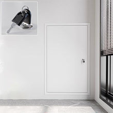 Jievmrs 30x30 22x30 24x60 24x24 36x36 30x21 18x24 Access Door, Aluminum Access Panel Hinged Inspection Door, Attic/Factories/Hotels HVAC Service Door(White,65x75cm(26x30in))