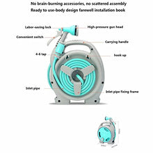Grafken Water Hose Cart, Convenient Home Mini Small Garden Water Pipe Truck Water Pipe Storage Rack