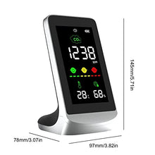 MVUYO 3in1 Smart CO2 Digital Meter Indoor Temperature Humidity Sensor Tester Air Quality Monitor Carbon Dioxide Detector CO2 Analyzer