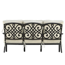 National Outdoor Living Windsor Collection 4-Piece All-Weather Patio Bistro Set Black
