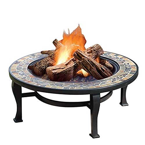 Fire Pits Outdoor Garden Wood-Burning Fire Bowl, Portable Outdoor Heating Fireplace, for Outdoor Cooking and Campfire