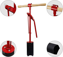 Crestgolf Lever Action Hole Cutters for Golf Greens Red