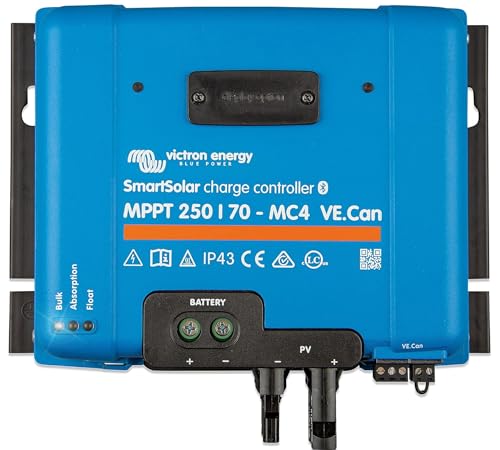 Victron Energy SmartSolar MPPT MC4 VE.Can 250V 70A 12/24/36/48V Controller