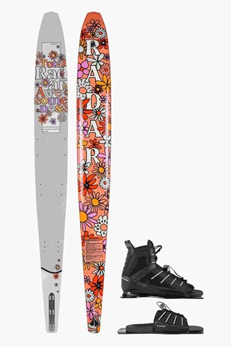 Radar Girl's TRA Waterski w/Prime Boot Peach / White
