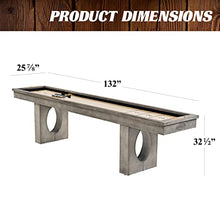 Barrington Billiards Aurora Outdoor Shuffleboard Table Gray/Light Wood Grain