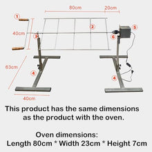 90lbs Electric Outdoor Grill,Enhanced Motor,Automatic Speed Balancing Stainless Steel Material Rotisserie Grill Height Adjustable Suitable For Roasting Whole Lamb/Chicken/Duck/Fish (Has an oven)