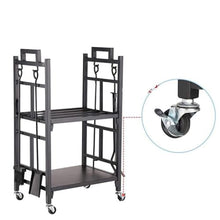 WXPWAMZ Floor-To-Ceiling Multi-Level Firewood Storage Rack With Wheels Metal Fireplace Log Holder Indoor Outdoor