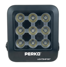 Perko 1643050S0B Lightship 50 High Performance LED Spotlight 7500 Lumens Black