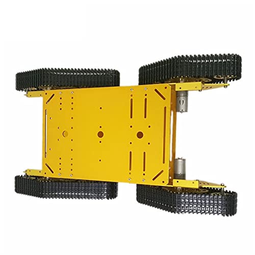 CHANWA 4WD Crawler Metal Tank Intelligent Robot Chassis TD900Silver