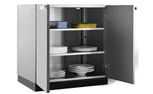 NewAge Products Classic Series 32-Inch Stainless Steel 2-Door Outdoor Kitchen Cabinet - 23" D x 32" W x 36.5" H