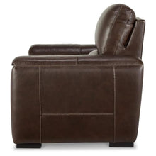 Sanco Power Recliner Chair, Adjustable Headrest, USB, Walnut Brown Leather