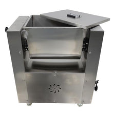 HayWHNKN Electric Meat Mixer 30L Stainless Steel Commercial Stuffing Machine Silver